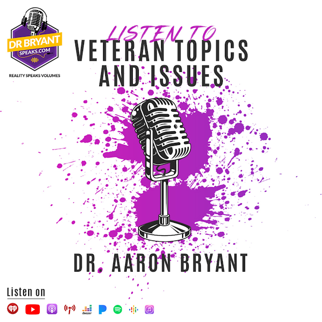 FieldTalk4vets's tweet photo. DrBryantSpeaks Podcast Sheds Light On Important Topics And Challenges Facing America’s Veterans While Also Share The Veterans Important Issues. DrBryantSpeaks Podcast By Dr. Aaron Bryant.
Watch https://t.co/yQML7SHpn4
#mentalhealthawareness #blhfoundation #veteransfirst https://t.co/9vl9nUucuw