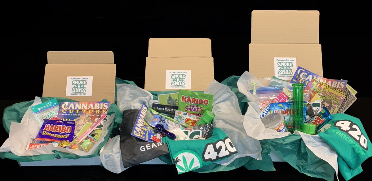 Need #munchies for #FourTwenty? Get a #special 4/20 #edition of the #SmokeNSnax #SubscriptionBox when you order this month - full of #420Vancouver goodies, #dope #stoner #gear, and #rare treats! Get all the info @ SmokeNSnax.com  #snacks #cannabis #marijuana