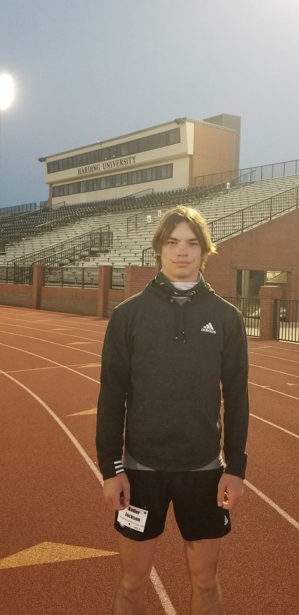 562 miles one way early Friday morning after a late Thursday night varsity baseball game isn't easy but grateful for the chance to compete at Harding Univ &amp; get to know their coaching staff! #HonorGod #BisonBrotherhood #LeftyQB <a href="/Harding_FB/">Harding Football</a> <a href="/PaulSimmonsHU/">Paul Simmons</a>