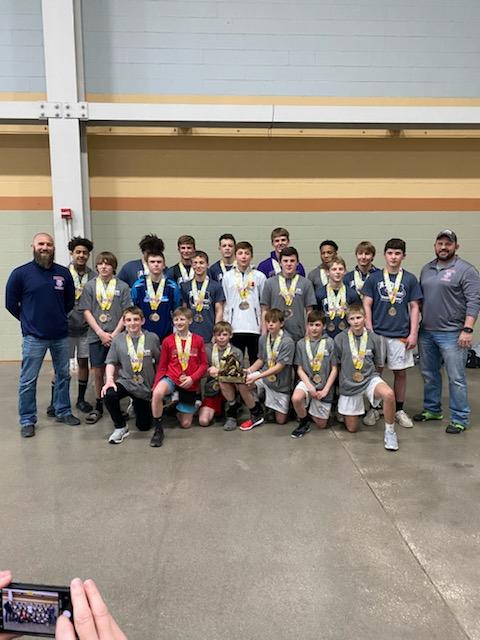 ArenaWrestling's tweet photo. AAU Middle School NATIONAL CHAMPS! https://t.co/EE0Ob3zeWq
