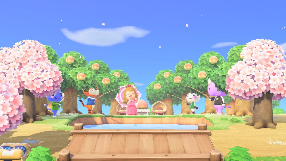 BluNor1's tweet photo. Welcome to the island Princess Peach! #AnimalCrossingNewHorizons #Mario #PrincessPeach #SuperMario #AnimalCrossing #ACNH #NintendoSwitch https://t.co/NcnY7CVgjB