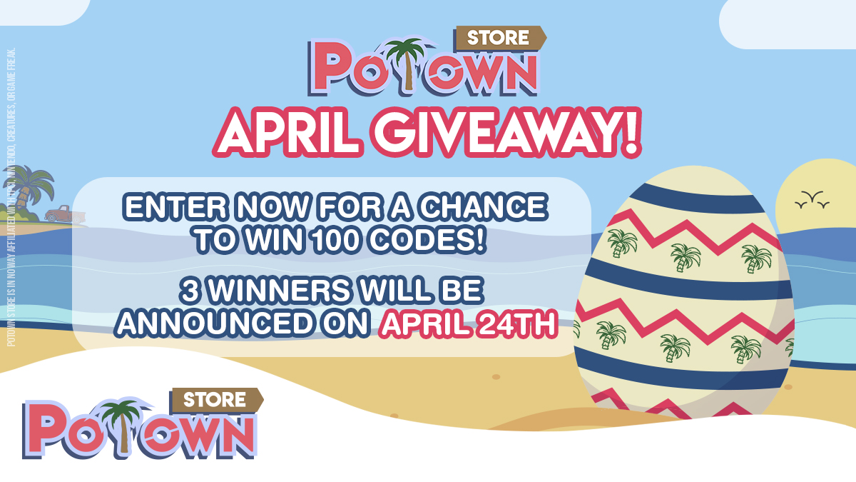 Alola trainers! Enter our #AprilGiveaway!

To enter:
1. Follow us
2. Like this tweet
3. Reply with your favorite card in standard
4. Retweet!

4 simple steps for a chance to win 100 codes!

Multiply your chances with our FB and IG giveaways! bit.ly/PoTownFB

#potownstore