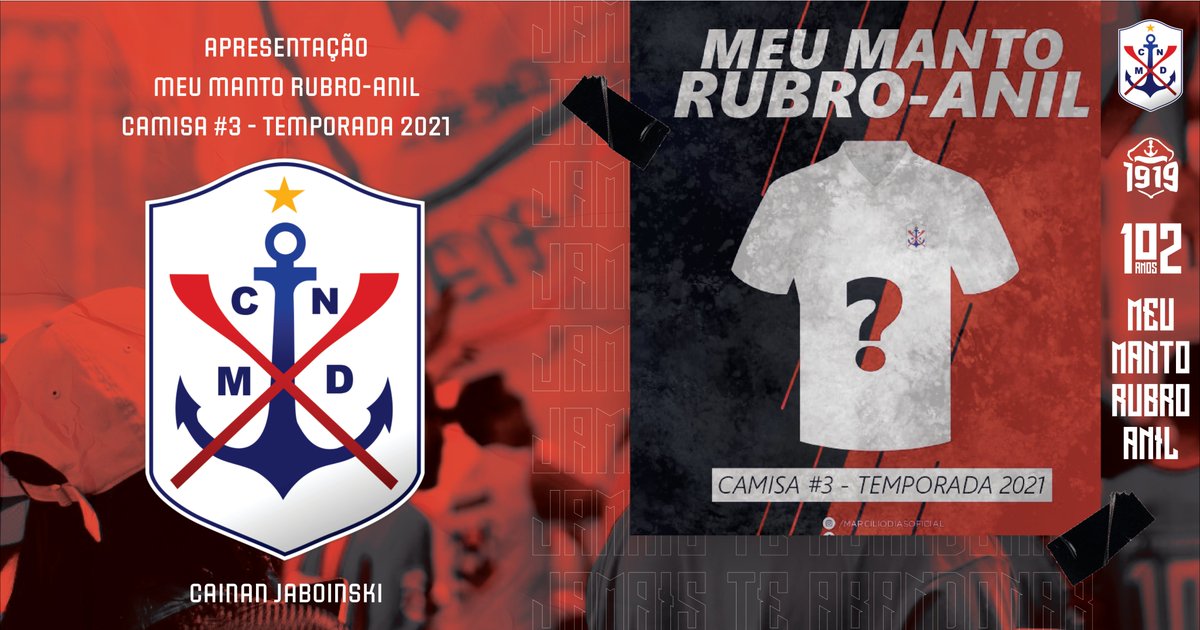 cainanduba's tweet photo. Aqui vai o pdf de apresentação da minha candidatura ao concurso do Marcílio Dias, Meu Manto Rubro-Anil. Apesar de não ter sido selecionado, eu gostei muito do resultado que eu alcancei nela.

Segue a thread. https://t.co/rTLnTpDYp4