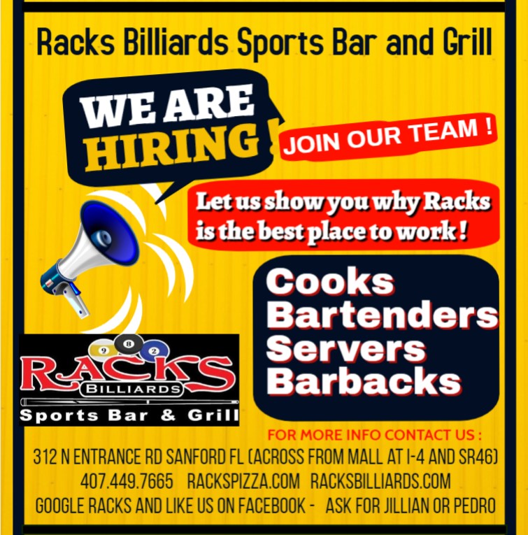 Racks Billiards Sports Bar And Grill (Rackspizza) Twitter