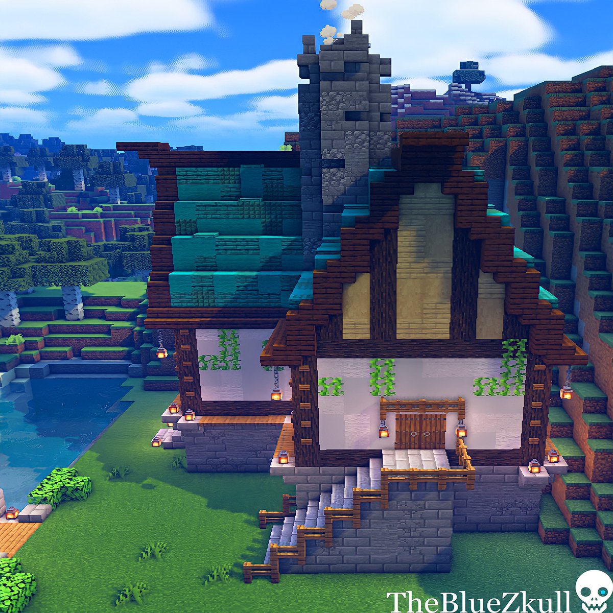 TheBlueZkull's tweet photo. Fantasy House
-⁣
Credits to @thebluezkull 
-⁣
-⁣
-⁣
#minecraft #minecraftpc #minecraftbuilds #minecraftbuild #minecraftdaily #minecraftuniverse #minecraftmeme #minecraftforever #minecraftart #gaming #minecraftbuildings #minecraftideas #minecraftcreations #memes https://t.co/hfpMFFip7L