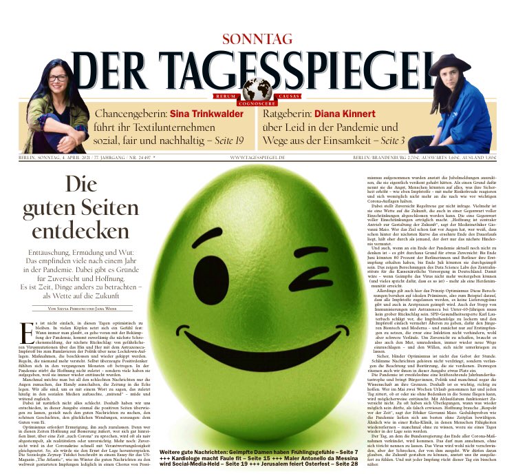 Anke Myrrhe (@ankeschoen) on Twitter photo Happy Ostern: Im <a href="/Tagesspiegel/">Tagesspiegel</a> haben wir Ostersonntag mal die positiven Seiten überwiegen lassen: Gezielt nach den guten Nachrichten gesucht, die schönen Geschichten erzählt und die glücklichen Wendungen gefunden. Sozusagen: Das Gute vom Ei. Happy Ostern: Im <a href="/Tagesspiegel/">Tagesspiegel</a> haben wir Ostersonntag mal die positiven Seiten überwiegen lassen: Gezielt nach den guten Nachrichten gesucht, die schönen Geschichten erzählt und die glücklichen Wendungen gefunden. Sozusagen: Das Gute vom Ei.