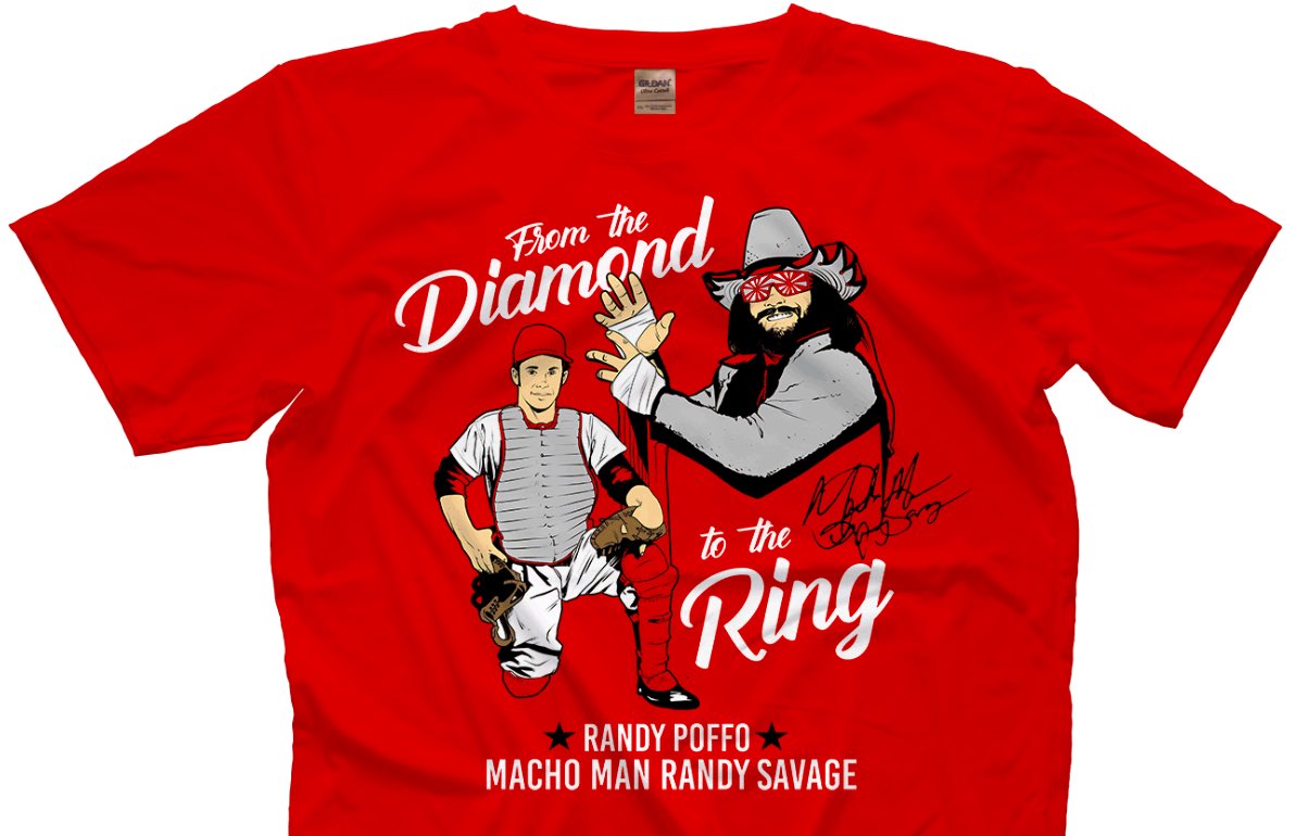 Dan Vollmayer 🔥 on X: Did you know Macho Man Randy Savage PLAYED #BASEBALL  for the #Reds? If you did, just ignore this tweet. #mlb #wwe #ATOBTTR  @PWTees has a cool 'From