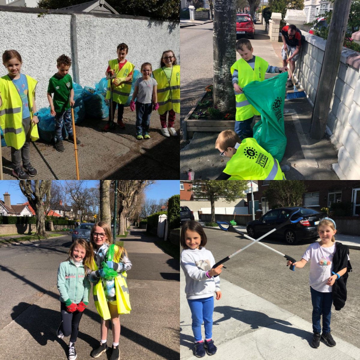 ClontarfTidy's tweet photo. Absolutely amazing work today with over 20 #AdoptYourPatch #SpringClean21 today across Clontarf. Thanks to everyone who helped #CleanUpClontarf. Well done everyone. @NationalSpringC @loveclontarf_ie https://t.co/LmowERhCzA