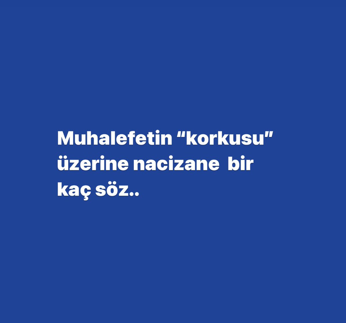 fazilsaymusic's tweet photo. CHP’ye eleştiri.
Korku kötüdür! https://t.co/DU4ZgiAmcH