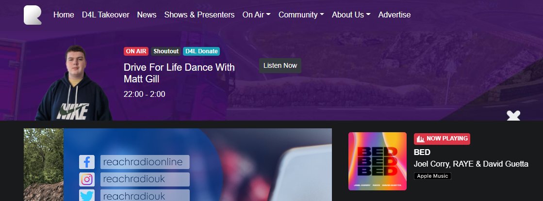 ReachRadioUK's tweet image. It's nearly half 10 and Drive For Life Dance is in full swing with @MattTMLive on the #DFLTakeover ✌