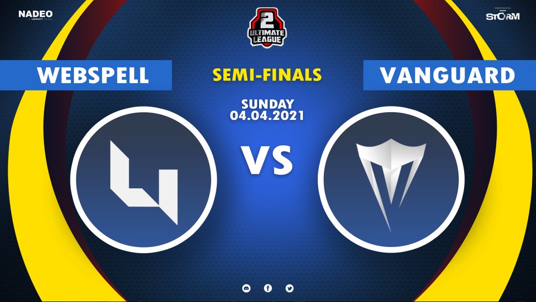 SEMI-FINAL 2

A very close match this Sunday evening between @webSPELL_GAMING &amp; <a href="/VGTeamgg/">Follow @VanguardGaming</a> !

The winner will go in the Grand Final and will join <a href="/eXeSeSport/">eXeS eSport</a> ! 🔥 

21:30 CEST