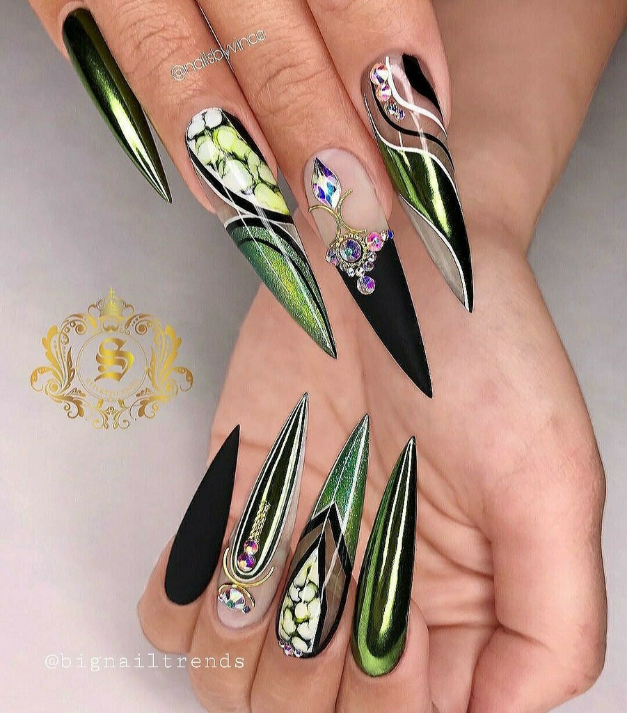 BigNailTrends1's tweet photo. Special Design by @nailsbyvince💚
How you like that? Comment below 👇 and tag your BFF💕now!!
Follow us on:
👉 Facebook: @bignailtrends
👉 Instagram: @bignailtrends
👉 Twitter: @BigNailTrends1
👉 Tiktok: @bignailtrends

You can buy materials on: @dynami… https://t.co/p5uUjsX8zU https://t.co/G1WT6vZjcn