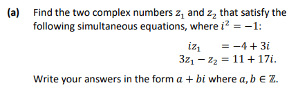 mathsgrinds's tweet image. Leaving Cert (H) Maths — Complex Numbers