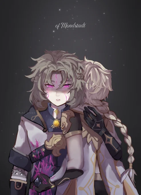 and they were roommates 
#原神 #albether (?) 