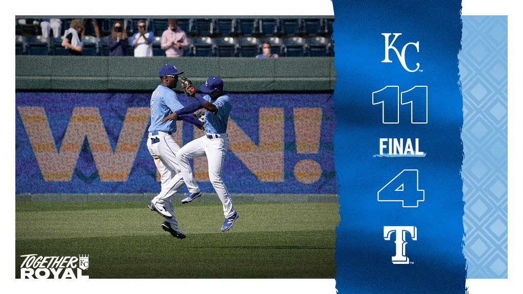 RECAP: Michael A. Taylor sparks another rally, #Royals erase early deficit to topple the Rangers. #TogetherRoyal 

🔗: atmlb.com/3fzfmdk
