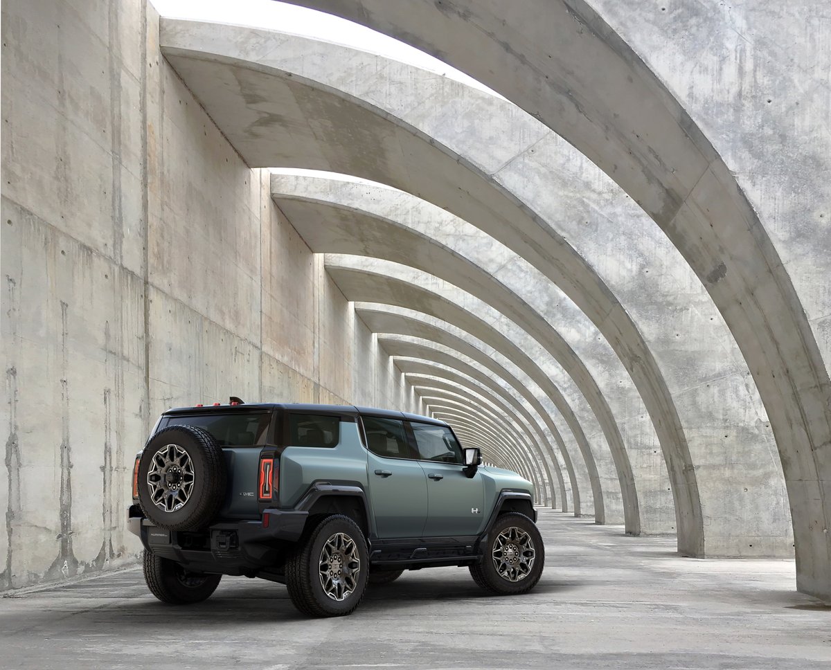 The SUV variant of the GMC Hummer EV offers 830 horsepower and a slightly shorter wheelbase than its truck equivalent. roadand.tk/4M1q37u