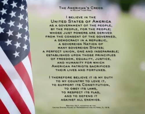 FieldingLewisGA's tweet photo. Happy 103rd birthday to the American’s Creed, ratified on April 3, 1918! #ushistory #TodaysDAR #FieldingLewisDAR #GeorgiaDAR https://t.co/N1ROgWRDIz