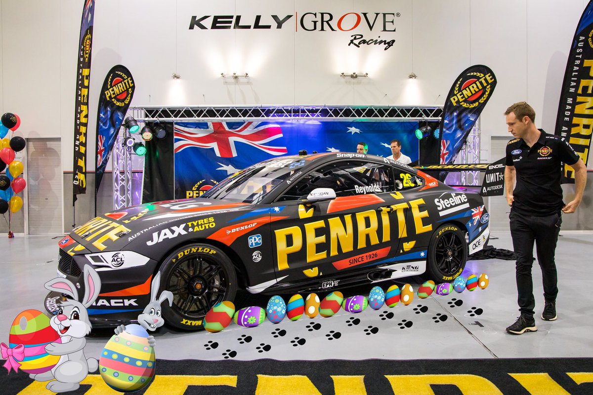 TeamPenrite's tweet photo. KellyGroveAu: Wishing all of our fans, team partners and crew members a very happy Easter! 🐰
#KellyGrove | #RepcoSC https://t.co/pnE4o7Qm4N
