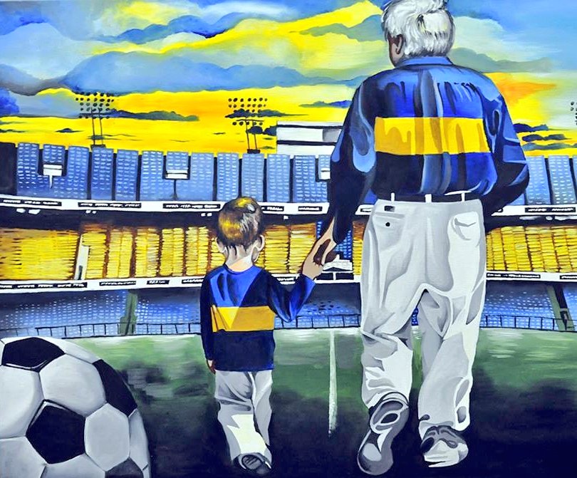 jmrussian's tweet photo. Hoy cumple años el Club cuyos colores me mostraste y amamos desde que tengo memoria! No me alcanzan las palabras para agradecerte Tata! Boca es más que un club, es más que fútbol. Es el nexo que nos une con los que no están, es una forma de vida, una forma de sentir. #Felices116 https://t.co/9Pn5zc3irN