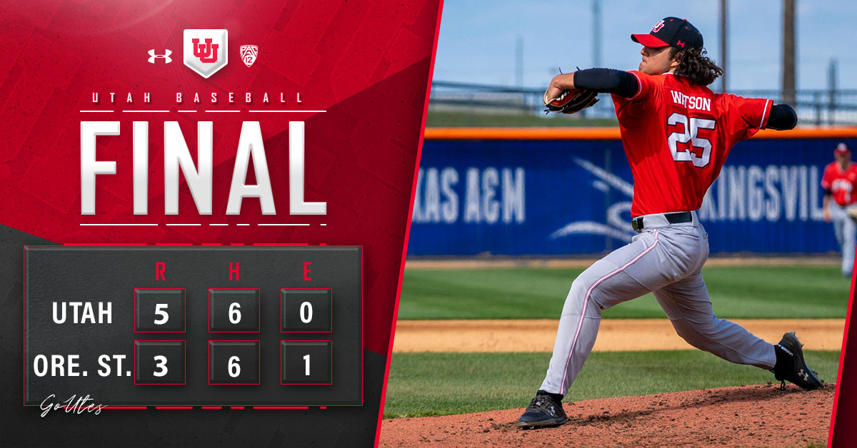 utahbaseball's tweet photo. We get it done in game three! https://t.co/dzbestM9XK