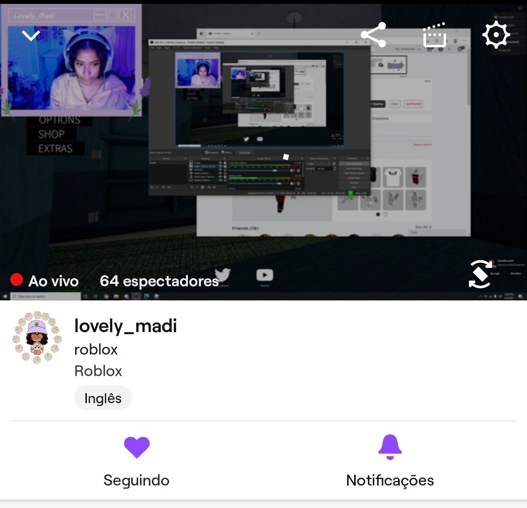 MadisonReyesBR's tweet image. Madison está ao vivo jogando Roblox no Twitch.

🖇: twitch.tv/lovely_madi