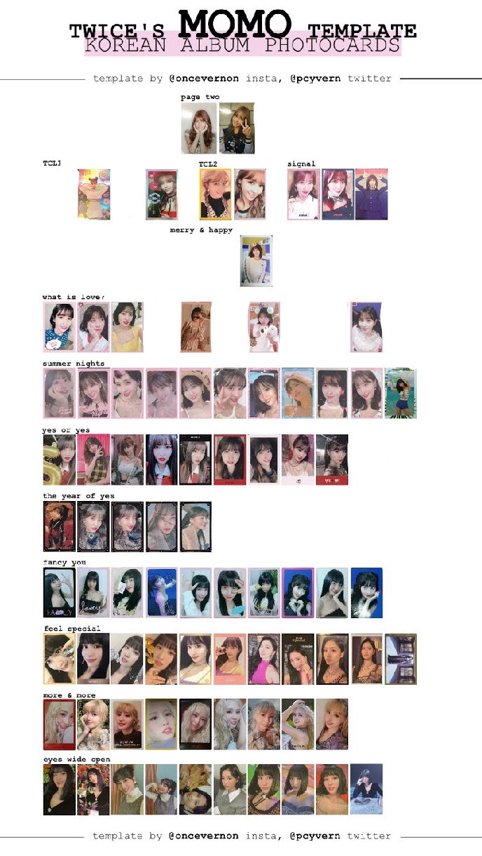 Carina Twice Momo All Photocards I Have Don T Want Are Not On This List If You Re Making Offers For My Photocard S Please Make Sure The Photocard S Are Still On This List