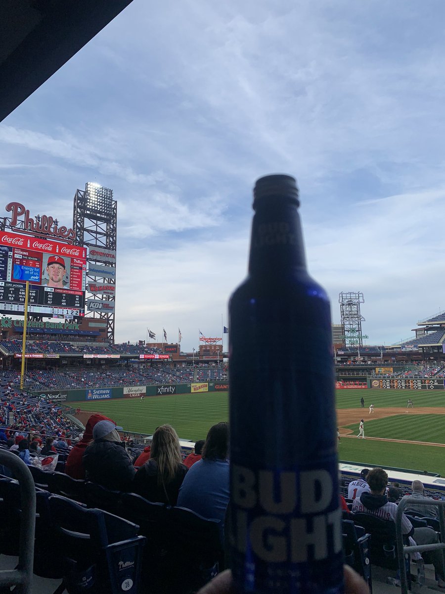 Motherissa's tweet photo. Ended up in Philly #RingTheBell  #Phillies #openingweekend https://t.co/9AuVSaQkPc