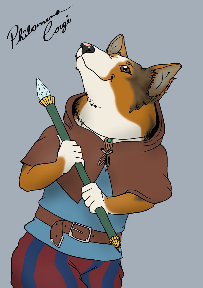 AnaSkudy's tweet photo. Conheçam Philomena Corgi.
Artesã, ex noviça da Igreja da Humanidade.
Essa jovem e empolgada Corgi é uma estudiosa, uma curiosa por conhecimento dos Antigos.
Com essa curiosidade ela descobriu seu Foco e a Magia do passado.
#Pugmire @EditoraNewOrder @AzeCos
https://t.co/Gm8ovoTJ56 https://t.co/FkTlRUVRdU