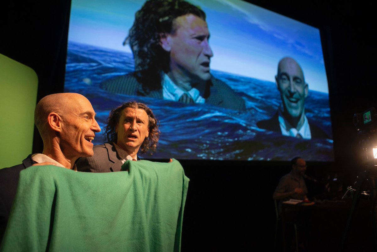 STAGE_WHISPERS's tweet photo. The Umbilical Brothers - The Distraction. Melbourne International Comedy Festival @micomfestival Fairfax Studio, @artscentremelb Review by Patricia Di Risio.
https://t.co/c7qAQAgkoo https://t.co/NLNHMmxk5K