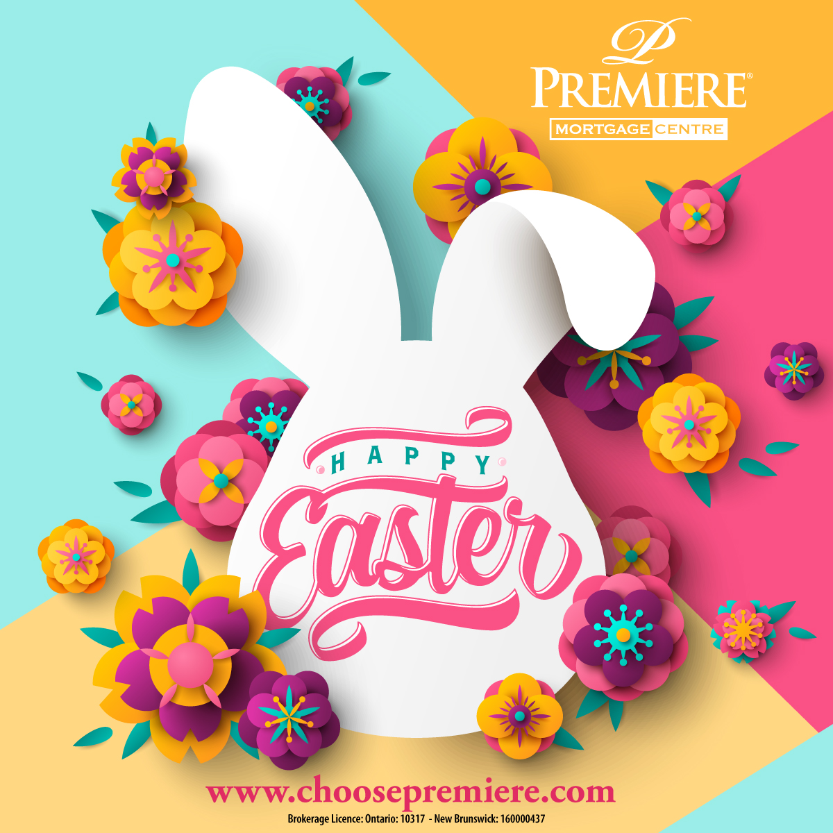 Wishing you and your family a wonderful and safe Easter weekend from everyone at Premiere Mortgage! 🐰