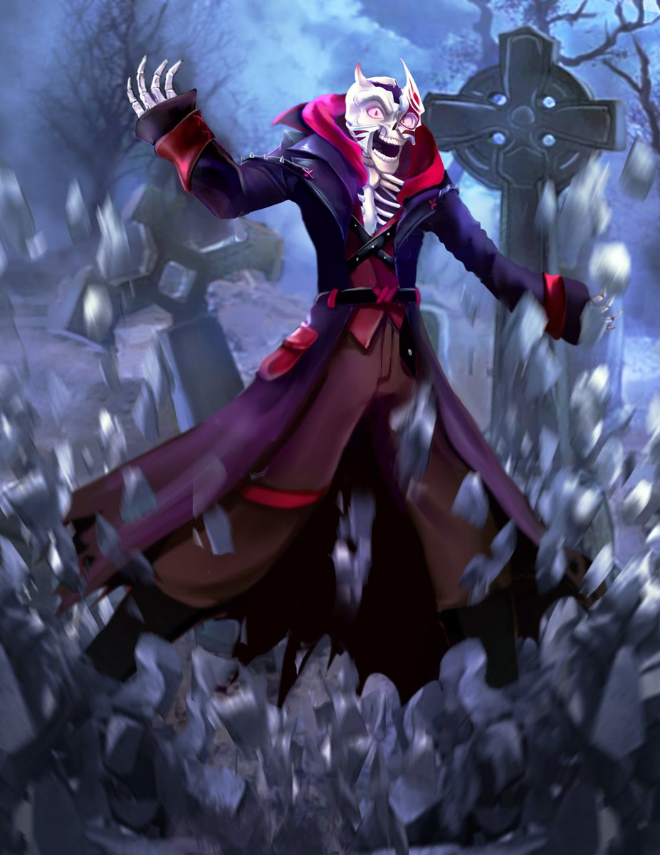 Adyon's tweet image. Today @Kon_zetsu rises for his official Vtuber debut! #artzetsu