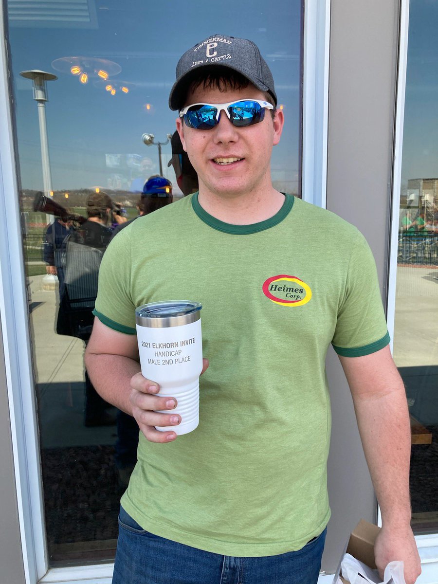 It was a picture perfect day at the range. But we didn’t get any pictures. 😔 Congrats to Aidan Welsh for earning 2nd place overall handicap.