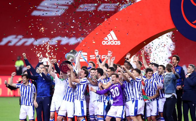 ريال سوسيداد يتوج بطلاً لكأس ملك إسبانيا