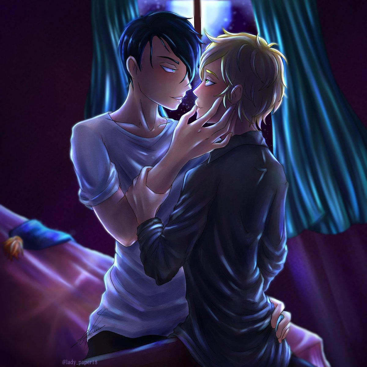 LadyPaper2's tweet image. Tweek x Craig uwu

#TweekandCraig #southparkfanart #yaoi