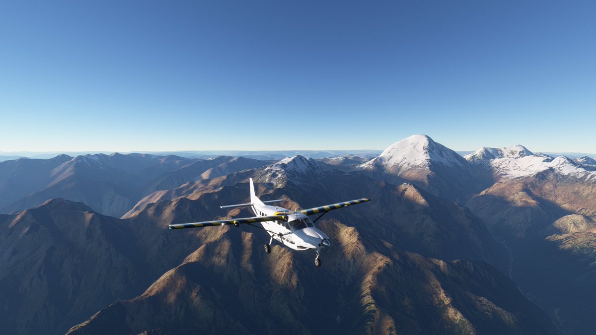 Life_of_Neptune's tweet photo. Today's Route on my @MSFSofficial World Tour did take from SLCC over the Andes to SPGL via SPMF. Was the longest flight to date (716nm) because i wanted to reach the only Star Airport in Peru (SPGL). The View was absolutely stunning ❤️ #mfsf #msfs2020 #MicrosoftFlightSimulator https://t.co/E6Hqd4mggL