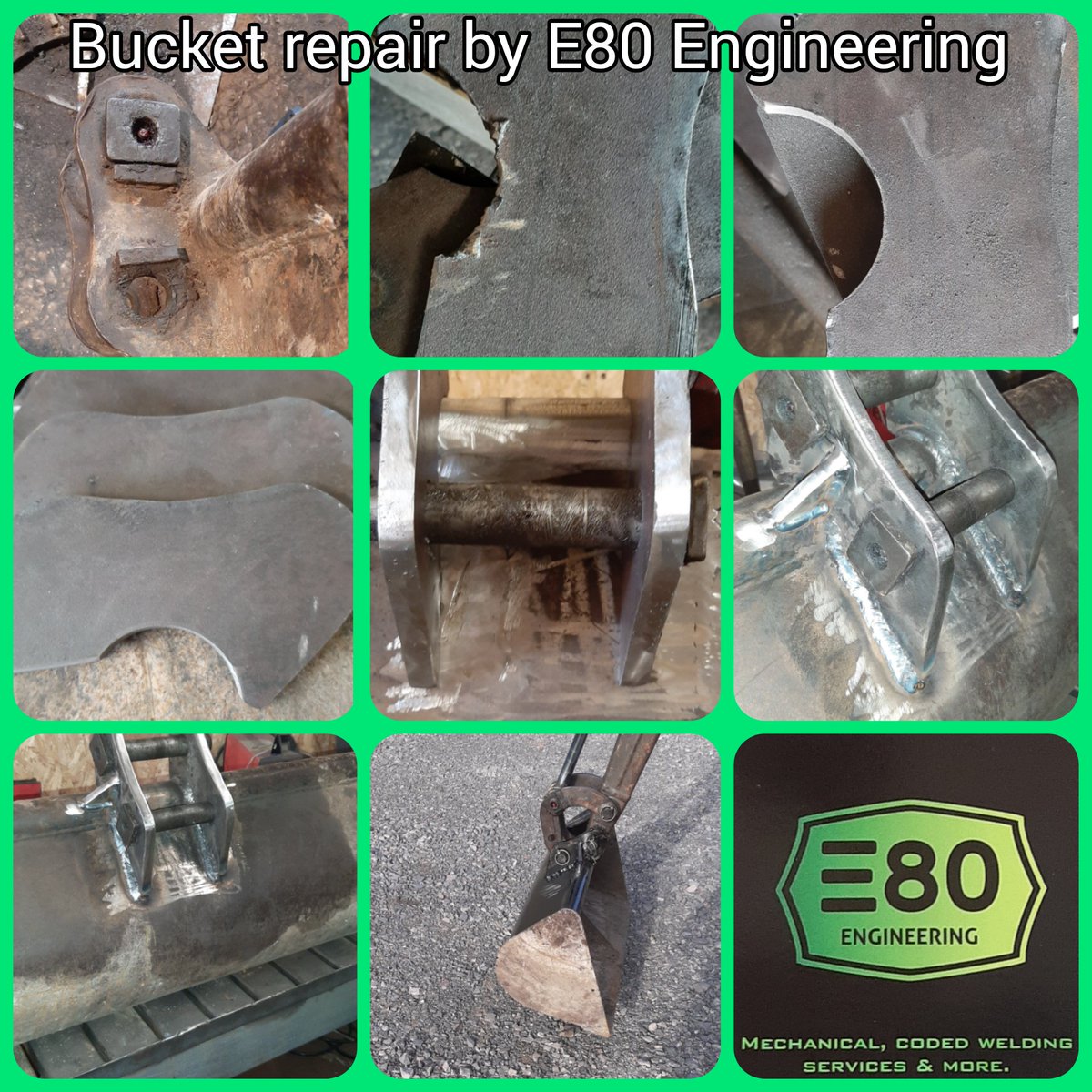 e80engineering's tweet image. #buckets #digger #repair #fabrication #inhouse #welding