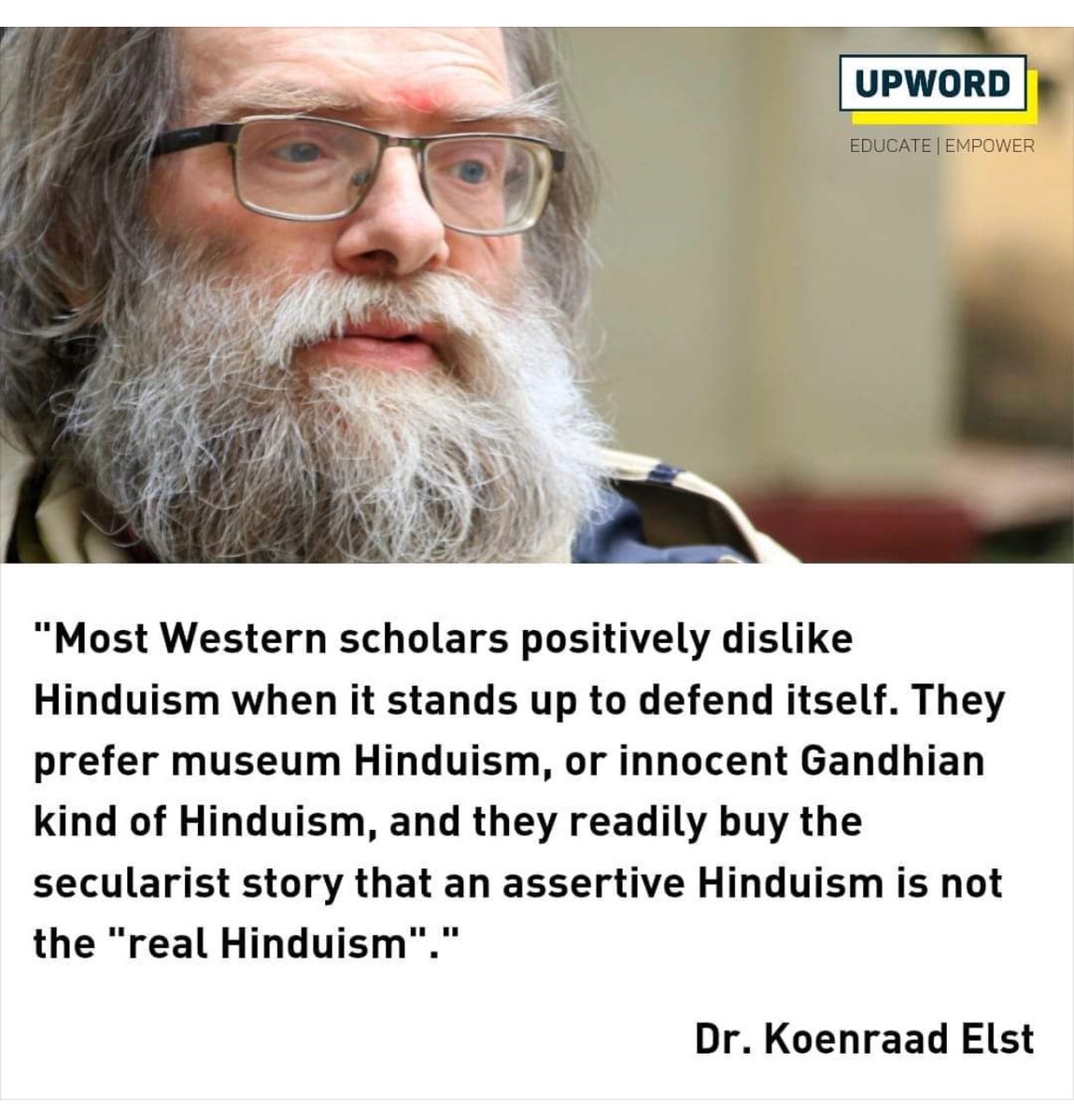 DrAmbardar's tweet photo. I am not a Museum Hindu. How about you? https://t.co/3ueLrvzuGk