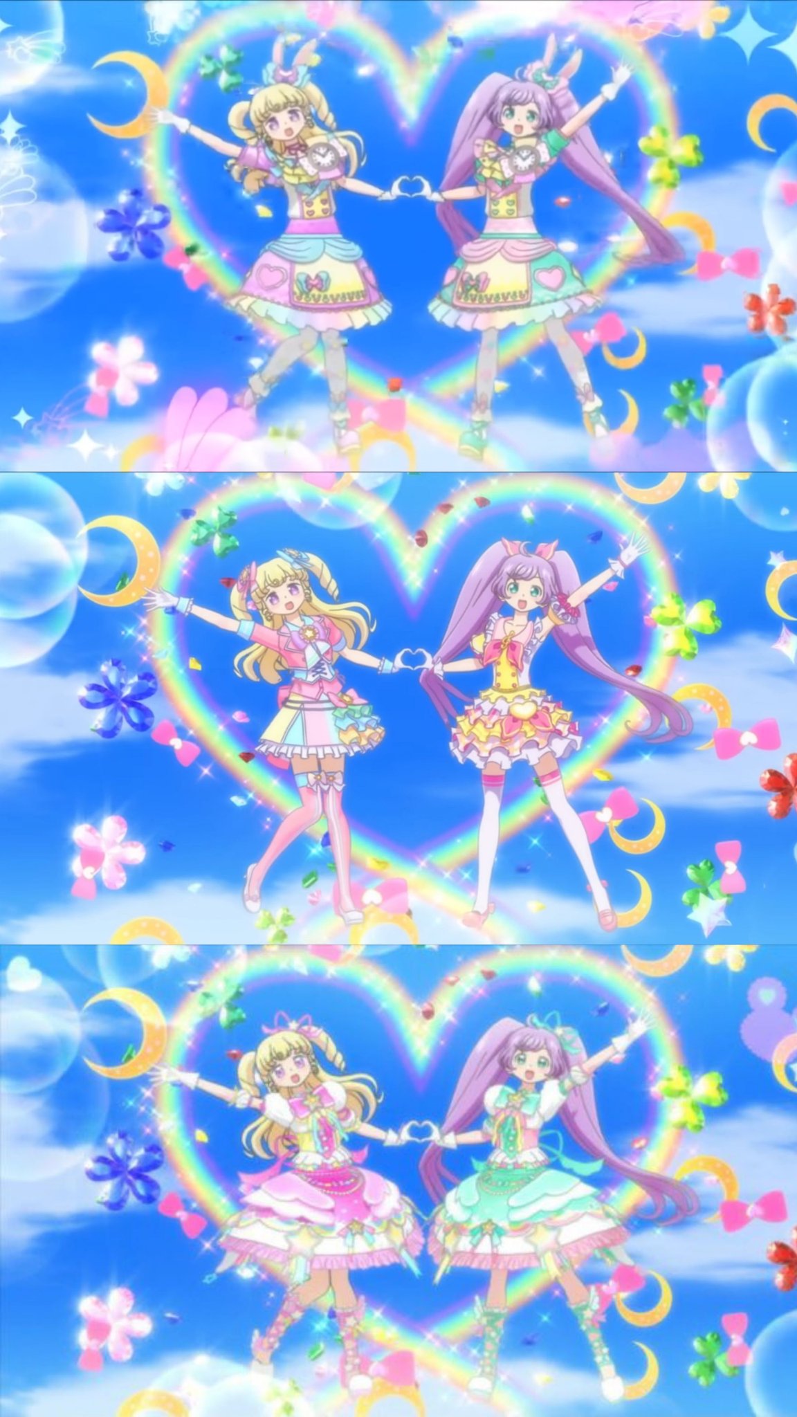 ゆら 運命のはじめまして ガールミーツガール 比較 上 プリパラ 中 プリマ ドンナ メモリアル 下 プリチャン Prichan T Co Kfewxt12we Twitter