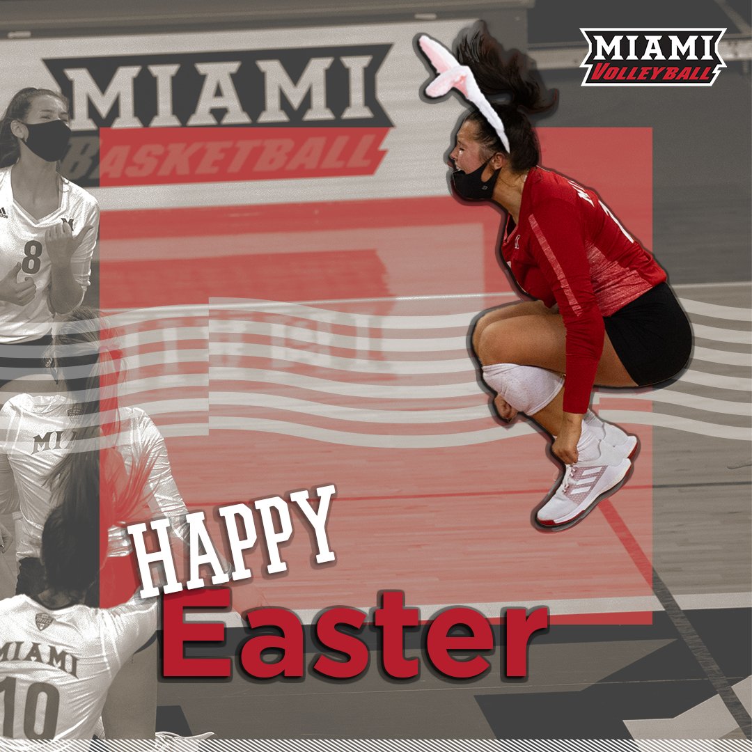 MiamiOH_VBall's tweet photo. Happy Easter from @MiamiOH_VBall‼️

#RiseUpRedHawks https://t.co/OK3ogkTc6I