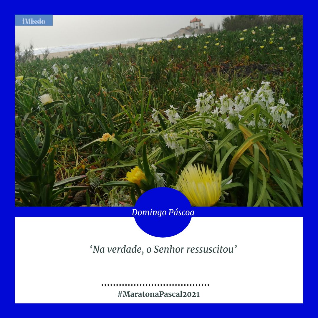 #MaratonaPascal2021 / Domingo de Páscoa: ‘Na verdade, o Senhor ressuscitou’.