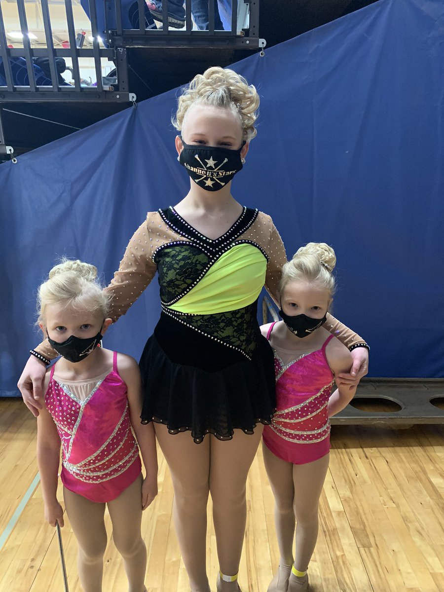 Such a fantastic day for twirling! We had a great time representing the Stars! I love watching them improve each competition!