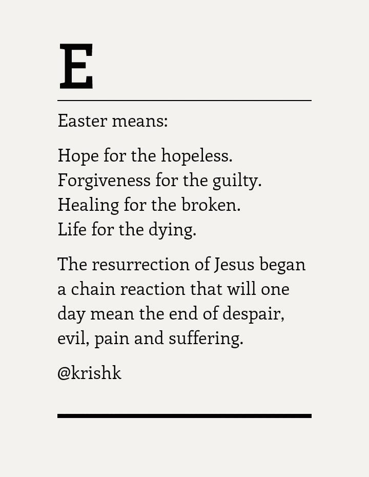 This is what #Easter means to me...