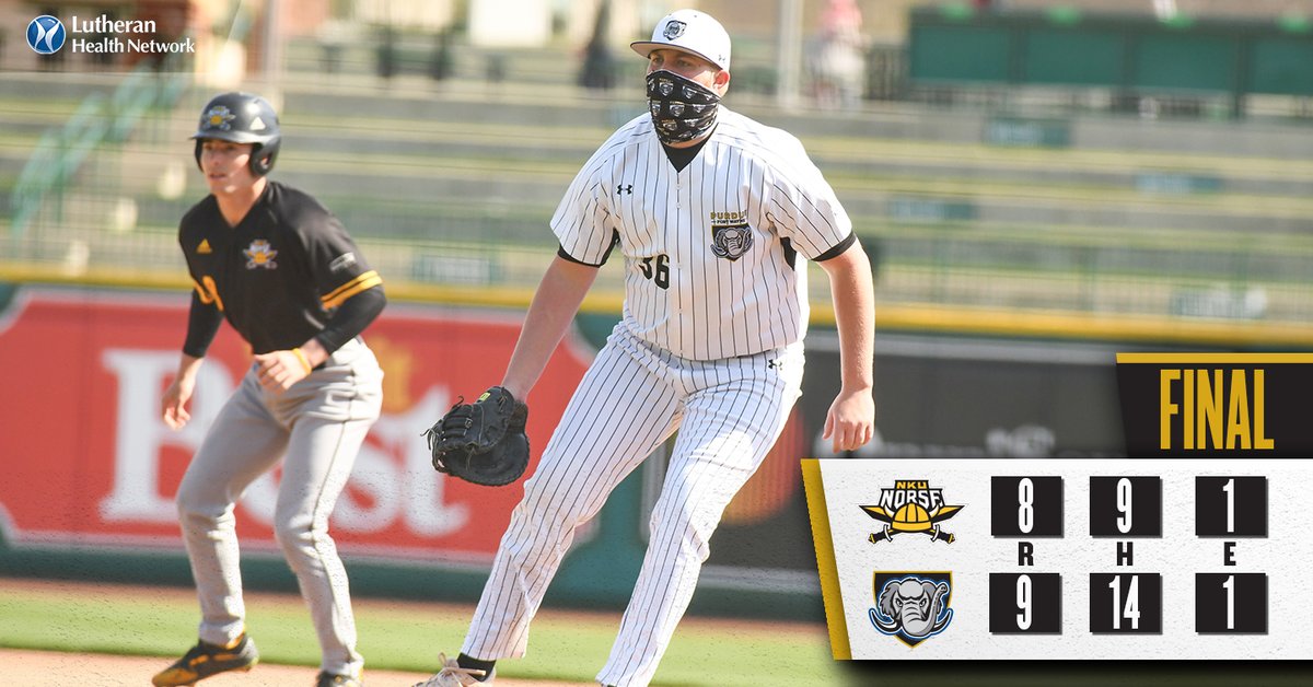 MastodonBSB's tweet photo. @shrimpalert @ParkviewField Ryan Robison (pictured) hits a three-run home run in a win over Northern Kentucky in game two.

#FeelTheRumble #HLBASE https://t.co/26iMXYaioi