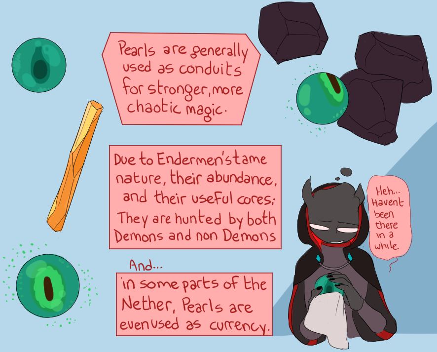 strawkiwijuice's tweet photo. lots of info about endermen tonight #demoncoreau https://t.co/P6anGO9YiQ
