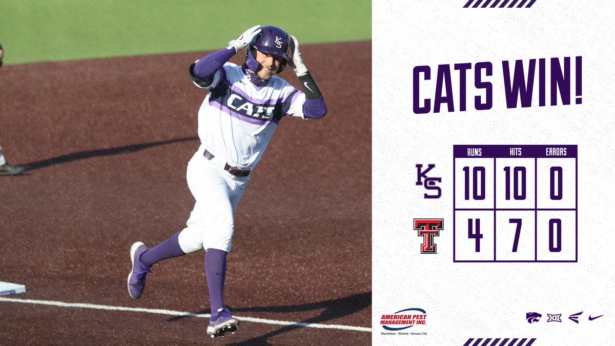 Cats Win the series 😼

#KStateBSB