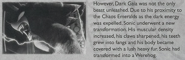 Sonic Loreposting on X: Wait, the transformation is due to the dark energy of the emeralds, so he's basically Dark Sonic in the canon games? Well yes / X