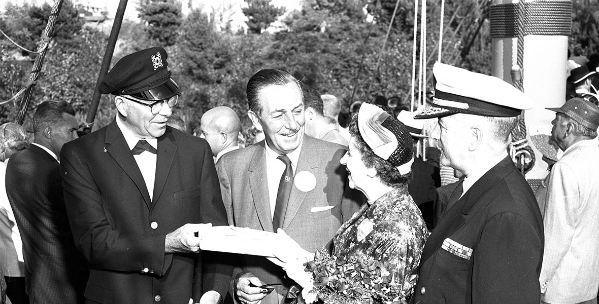 after helping design Disneyland, Wood was hired as VP, general manager, and first employee. "Wood brought another prominent figure into the Disney fold, this time a retired Navy admiral named Joe Fowler, who had a distinguished 35-year career in the military.