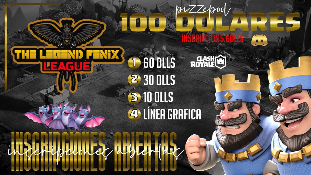 The Legend fénix leage, primera edición está en proceso, hay cupos aún.