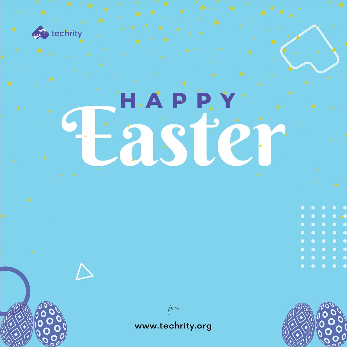 techrityorg's tweet photo. Warmest thoughts to you and your family on this holiday. Happy Easter!
.
.
.
.
#eastersunday #easter #happyeaster #techeaster #techrity https://t.co/vOUiy37W0Y