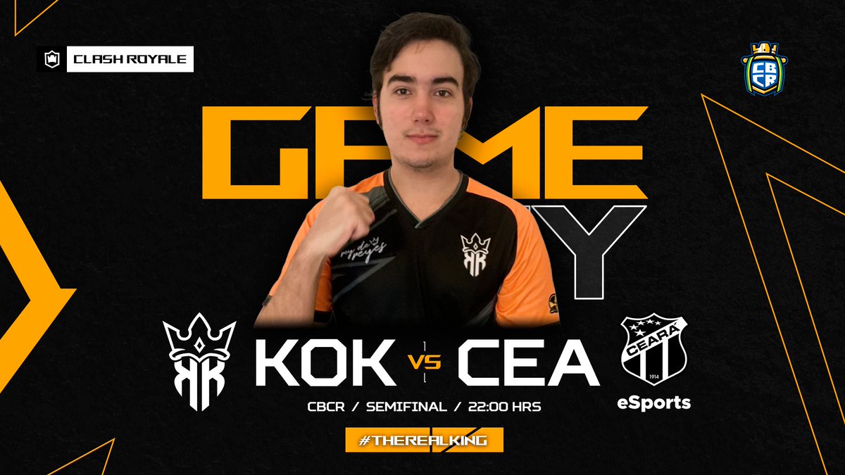 #CBCR | GAMEDAY ⚔️

Chegou o dia de disputar a semifinal da <a href="/ecopagg/">COPA</a> e conquistar um lugar na tão sonhada final, nossos reis farão de tudo para sair com a vitória e disputar mais um título.

Semifinal
🆚 | <a href="/CearaeSports/">Ceará eSports 🏁🎮</a>
⏰ | 22:00hrs
📺 | Twitch.tv/ecopagg

#TheRealKing👑